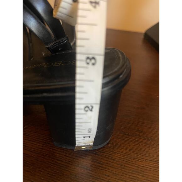 BCBG Generation “Erica Smooth” Strappy Black Sandals – Size 8 - Picture 5 of 6
